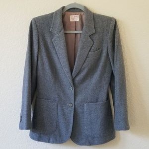 Jean Nicole gray wool blazer size 7/8